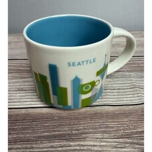 Starbucks Seattle, Washington YOU ARE HERE Collection 14 oz Mug 2017 EUC
